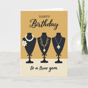 Cartão de Aniversário Pearlescente Elegante