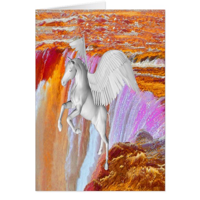 Cartão de Aniversário Pegasus (Frente)
