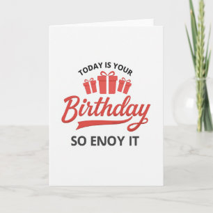Cartão de Aniversário Personalizado
