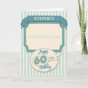 Cartão de aniversário personalizado 60º - Adiciona