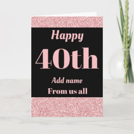 Cartão de aniversário personalizado bonito de todo