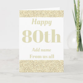 Cartão de aniversário personalizado bonito de todo