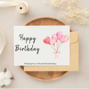 Cartão de Aniversário Personalizado, Cartão de Ani