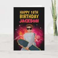Cartão de Aniversário Personalizado com Foto ao Es