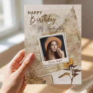 Cartão de Aniversário Personalizado com Foto da Ne