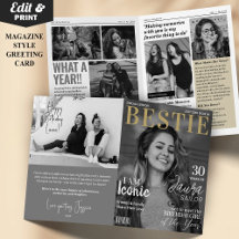 Cartão de aniversário personalizado da revista par