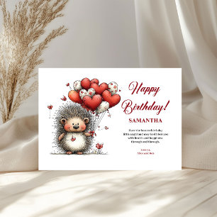 Cartão de Aniversário Personalizado Infantil Anima