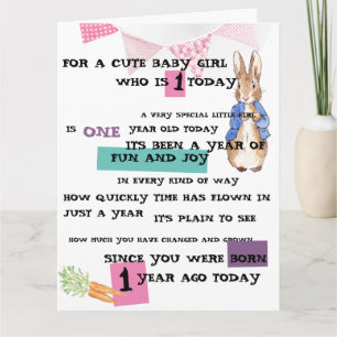 Cartão de Aniversário Personalizado Para Bebê - Co