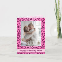 Cartão de Aniversário Personalizado para Mãe com E