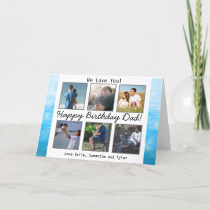 Cartão de Aniversário Personalizado para o Papai c