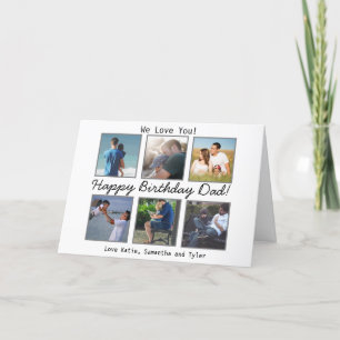 Cartão de Aniversário Personalizado para o Papai c