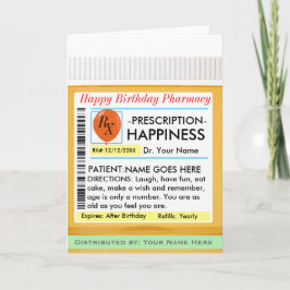 Cartão de aniversário personalizável