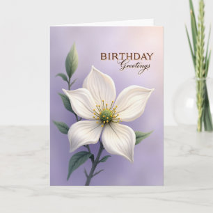 Cartão de Aniversário Petal Design
