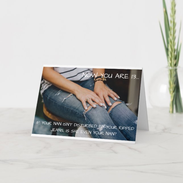 Cartão de aniversário por adolescentes (Frente)