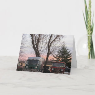 Cartão de Aniversário "Pôr do Sol em Aquarela"