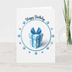Cartão de Aniversário Presente Doce