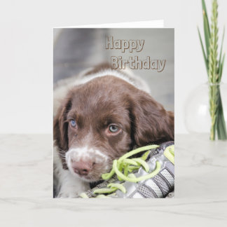 Cartão de Aniversário Puppy