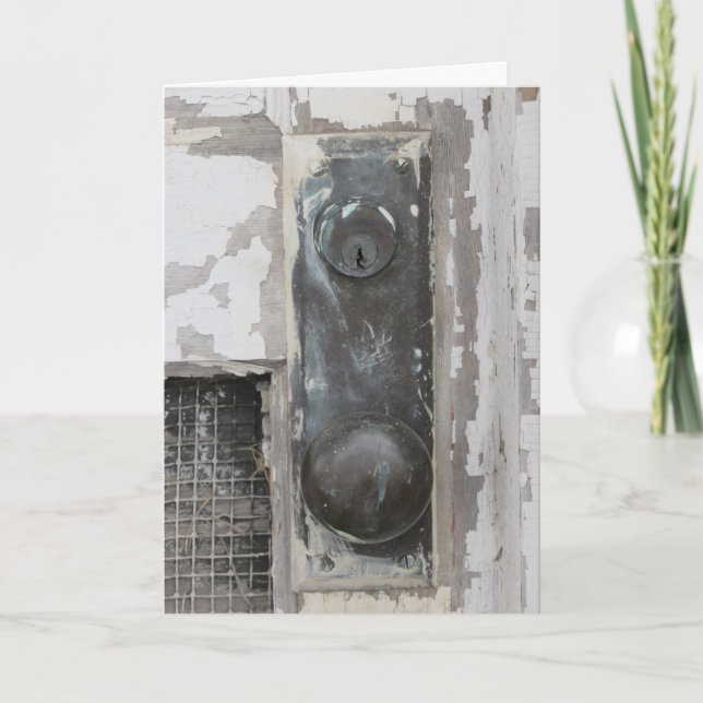 Cartão de Aniversário "Puxador da Falésia Superior (Frente)