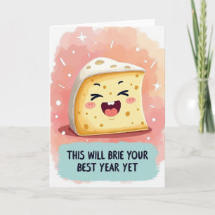 Cartão de Aniversário Queijo Alegre
