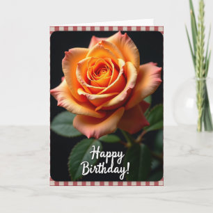 Cartão de Aniversário Radiant Bloom