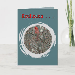 CARTÃO DE ANIVERSÁRIO "REDHEADS"