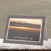 Cartão de Aniversário Religioso — Bênção Religiosa