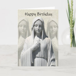 Cartão de aniversário religioso para freira