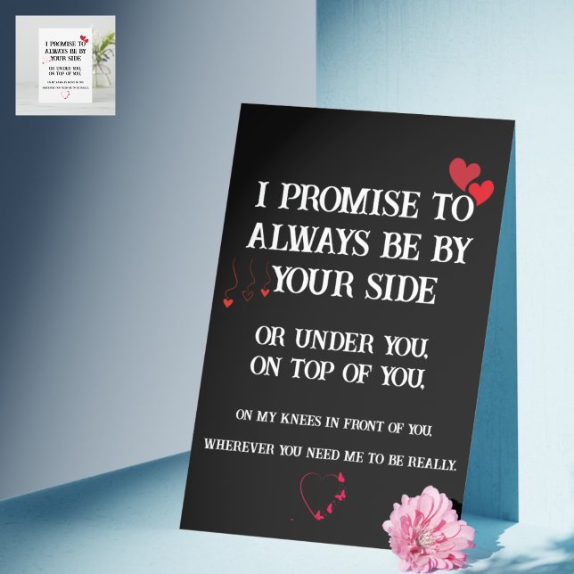 Cartão de Aniversário Safado para Ele – Divertido  (Dirty Naughty Anniversary Card for Him)