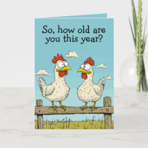 Cartão de Aniversário Sagrado Cluck