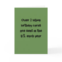 Cartão de aniversário - Sarcasticamente