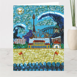 Cartão de Aniversário Sequin Art   Bondi Beach, Au