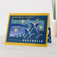 Cartão de Aniversário | Sequin Waves, Sydney Austr