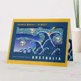 Cartão de Aniversário | Sequin Waves, Sydney Austr