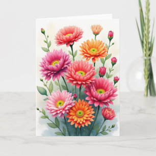 Cartão de Aniversário Serenidade no Jardim