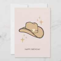 Cartão de Aniversário Simples da Moça Rodeada Mode