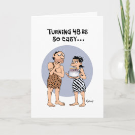 Cartão de aniversário Snarky 48º