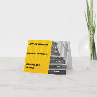 Cartão de Aniversário Sobriedade de Um Ano/Milesto
