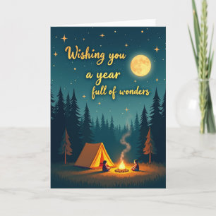 Cartão de Aniversário Sonho Estrelado