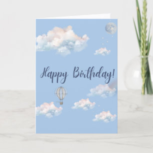 Cartão de Aniversário Sonho Pastel Caprichoso