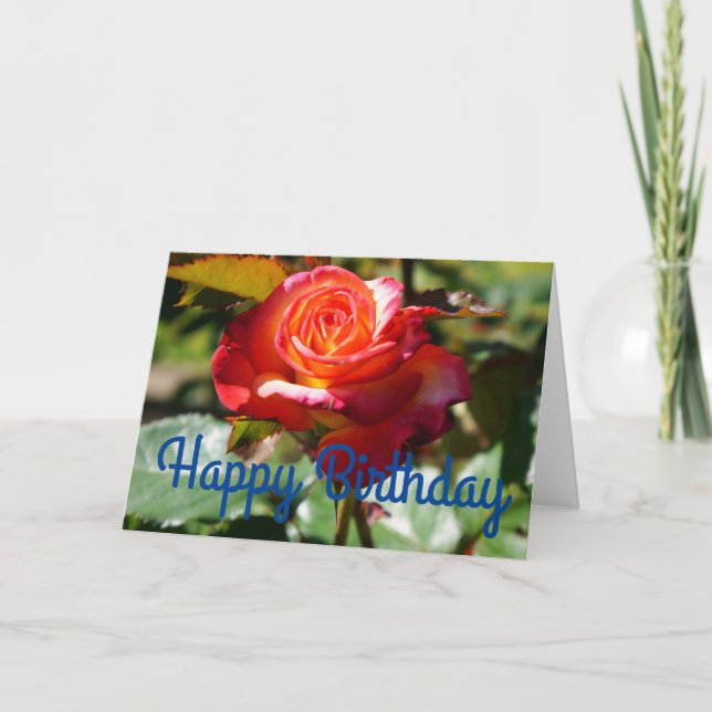 Cartão de Aniversário Sonho Tornado Realidade Rosa (Frente)