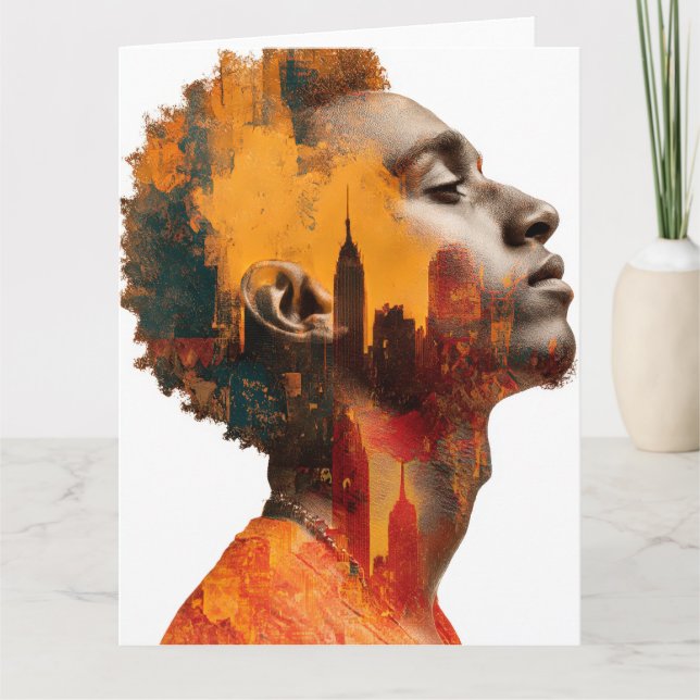 Cartão de Aniversário Sonhos Urbanos (Frente)