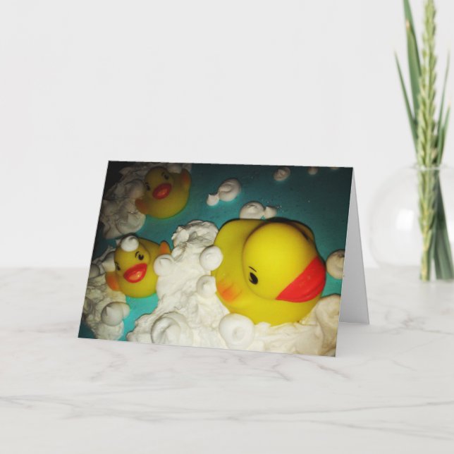 Cartão de Aniversário "Splish—Splash" (Frente)