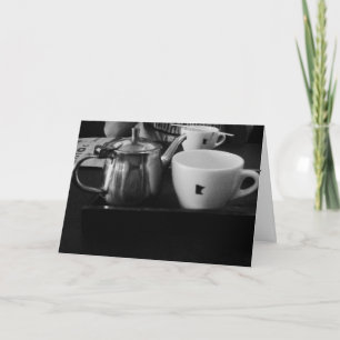 Cartão de Aniversário "Spyhouse Tea"