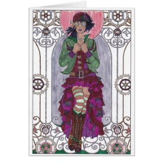 Cartão de Aniversário Steampunk - SF2