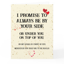 Cartão de aniversário sujo para ele