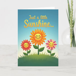 Cartão de Aniversário Sunshine Bloom