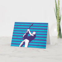 Cartão de Aniversário Superstar Azul
