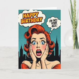 Cartão de Aniversário Surpresa Pop