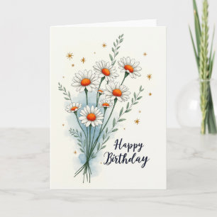 Cartão de Aniversário Sweet Birthday Blossom Blue