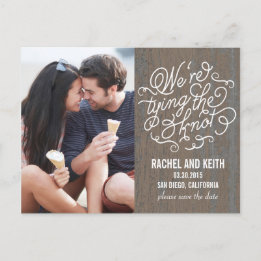 Cartão de Aniversário The Knot Save The Date - Cas